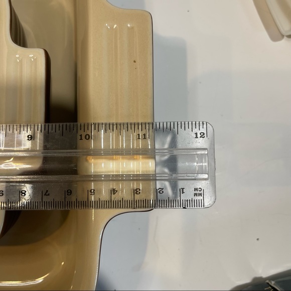 Le Creuset stoneware baking dish square set of 2 glazed finish 0648 and 0650 - Picture 10 of 14